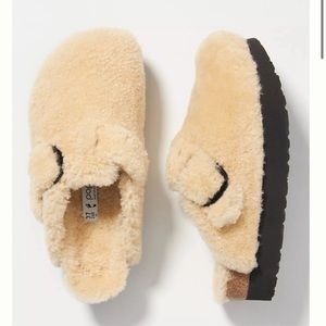Birkenstock PAPILLIO Boston Teddy Shearling Clogs 39